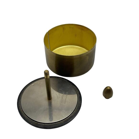 Vintage Brass Stamp Roll Dispenser. Div. of K. & McD. Inc. Retro Dark Academia - Picture 8 of 13